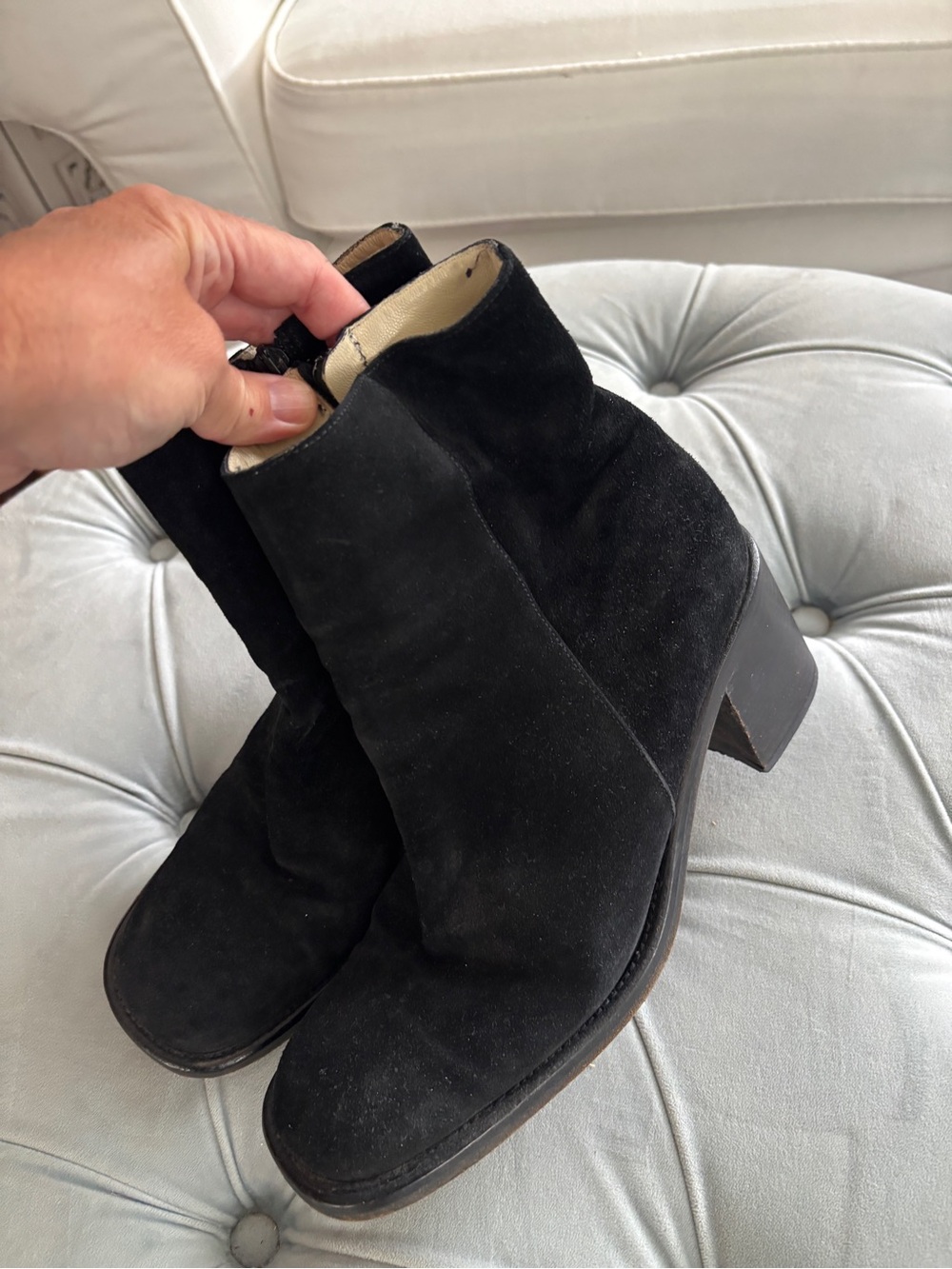 J.Crew Black Suede Women's Ankle Boots
